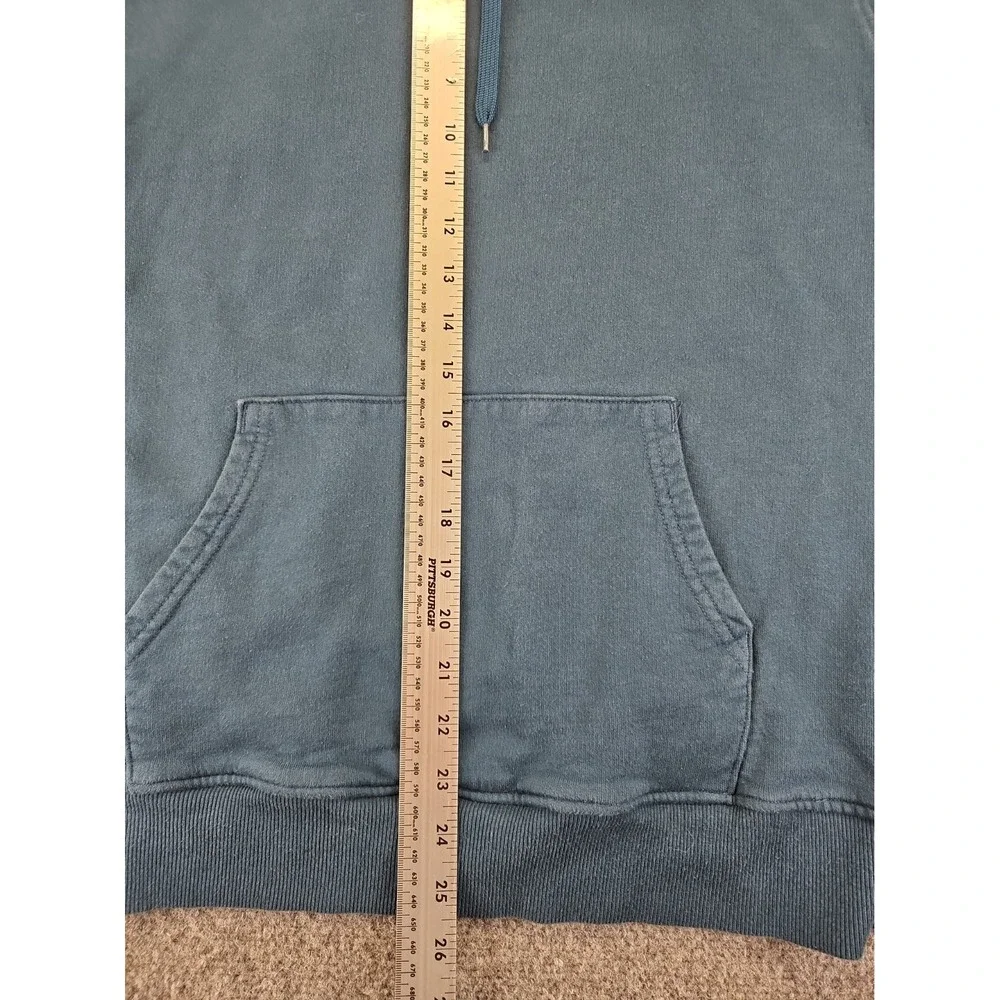 The North Face Mens Large Blue Hoodie Mt Everest  Graphics Excellent 1721